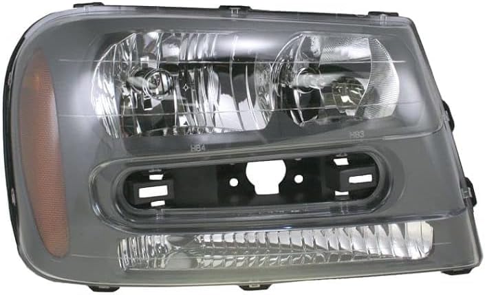 Set Of 2 Front Head Light Composite Assembly Right Passenger & Left Driver Side Direct Replacement Compatible With 2002-2009 Chevrolet Trailblazer GM2503213 GM2502213 25970915