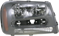 Set Of 2 Front Head Light Composite Assembly Right Passenger & Left Driver Side Direct Replacement Compatible With 2002-2009 Chevrolet Trailblazer GM2503213 GM2502213 25970915
