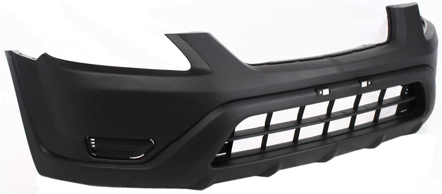 Front Bumper Cover Textured Without Fog Light Holes Direct Replacement Compatible With 2002-2004 Honda CR-V HO1000202 04711S9AA90