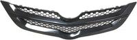 Front Upper Grille Textured Shell & Insert Direct Replacement Compatible With 2007-2008 Toyota Yaris TO1200294 5311152460C0