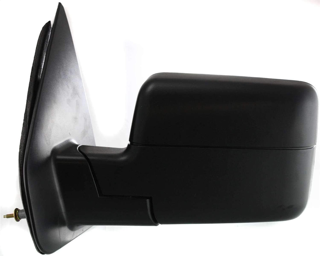 Front Power Mirror Non Towing Manual Folding Heated Textured Left Driver Side Direct Replacement Compatible With 2004-2008 Ford F-150 FO1320233 8L3Z17683EA