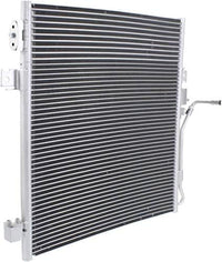 Front A/C Condenser Aluminum Core Direct Replacement Compatible With 2007-2010 Dodge Nitro / 2009-2012 Jeep Liberty CH3030229 68033237AB