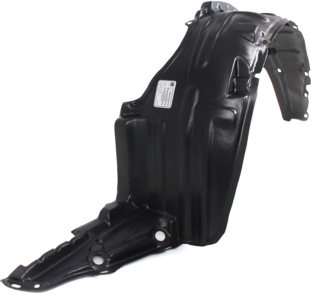 Front Fender Liner Left Driver Side Direct Replacement Compatible With 1998-1999 Nissan Altima NI1250109 638439E000