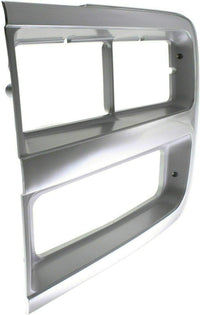 AUTOS PARTS PLUS Set Of 2 Front Headlight Door Bezel Chrome Left Driver & Right Passenger Side Direct Replacement Compatible With 1992-1996 Chevrolet G-Series Van GM2513187 GM2512187 15685966 15685965