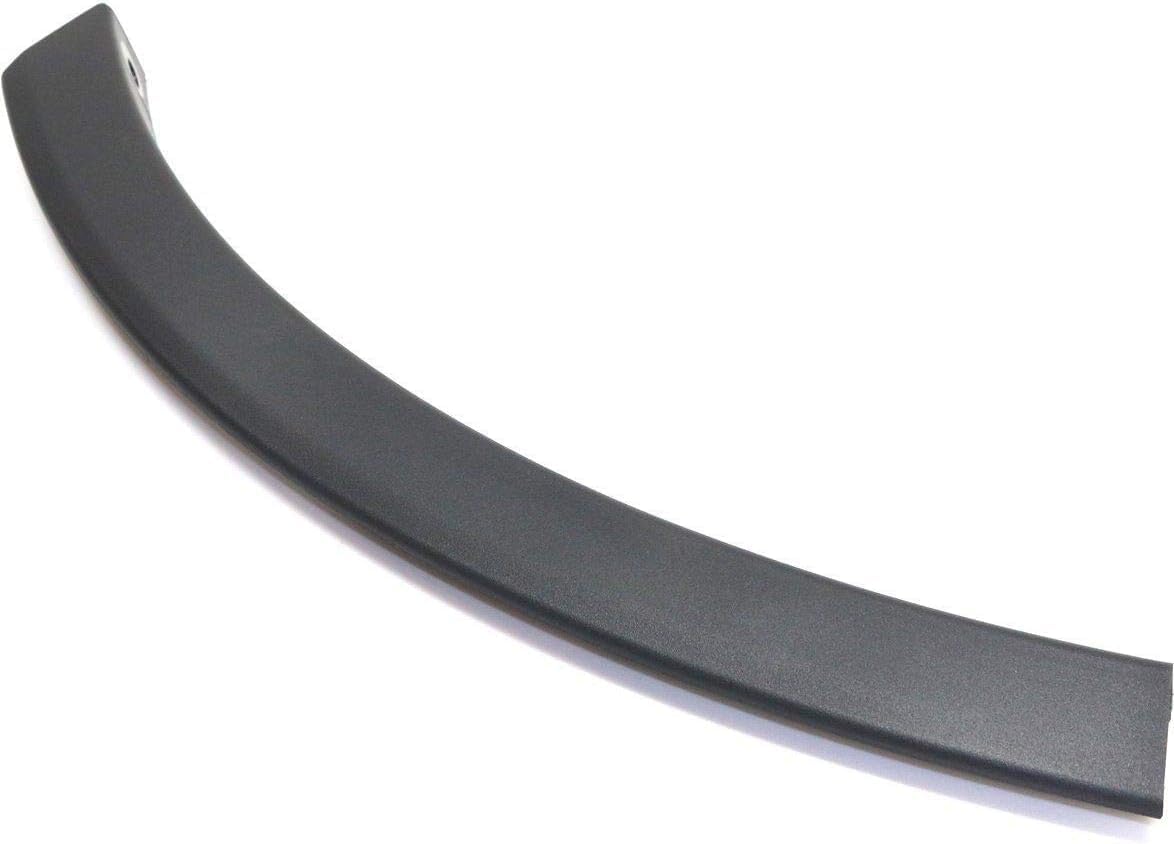 Front Bumper Face Bar End Extension Textured Left Driver Side Direct Replacement Compatible with 2016-2018 Toyota RAV4 TO1290108 521130R050