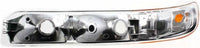 Front Park Light Left Driver & Right Passenger Side Direct Replacement Compatible With 1999-2002 Chevrolet Silverado / 2000-2006 Tahoe GM2520173 GM2521173 15199559 15199558