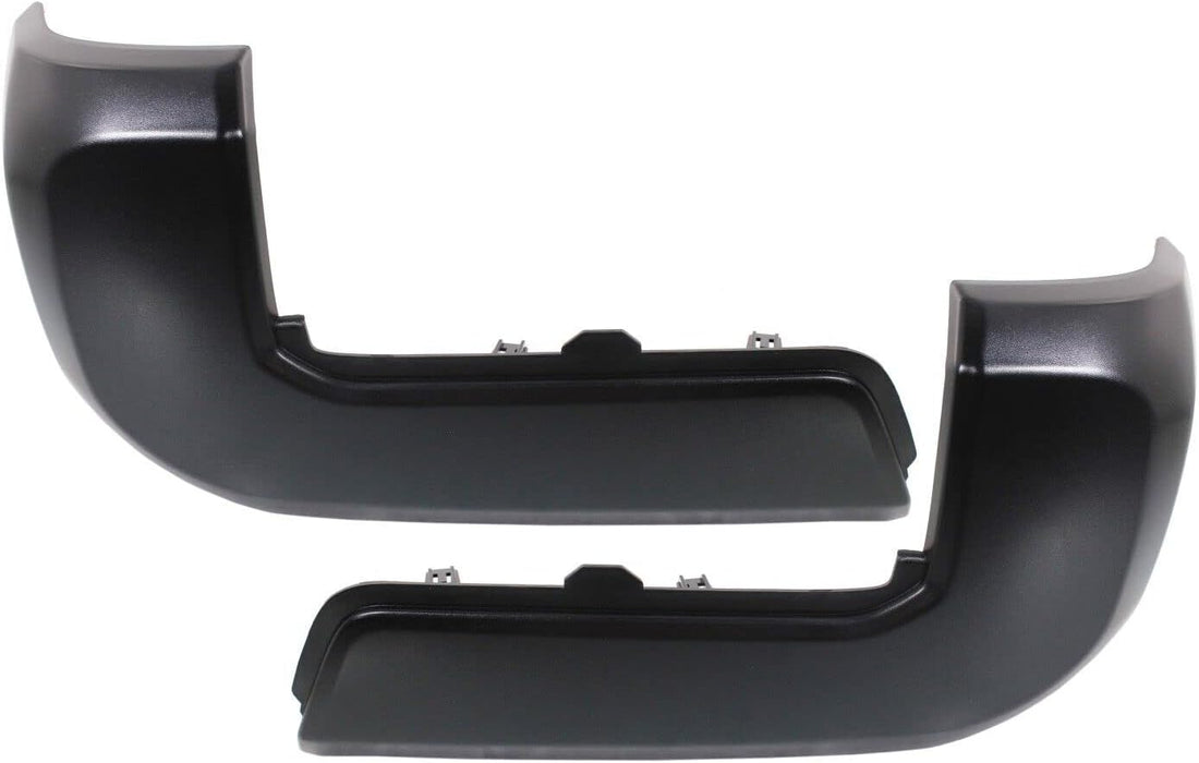 Rear Bumper End Cap Left Driver & Right Passenger Side Without Park Assist Holes Direct Replacement Compatible With 2016-2023 Toyota Tacoma TO1105133 TO1104133 5215504010