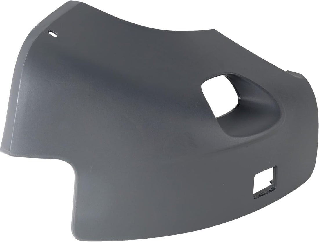 Set Of 2 Front Bumper End Cap With Fog Light Hole Primed Left Driver & Right Passenger Side Direct Replacement Compatible With 2003-2006 Volvo XC90 VO1017101 VO1016101 86483351