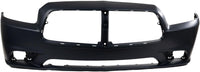 Front Bumper Cover Primed Plastic Direct Replacement Compatible With 2011-2014 Dodge Charger CH1000993 68092597AA