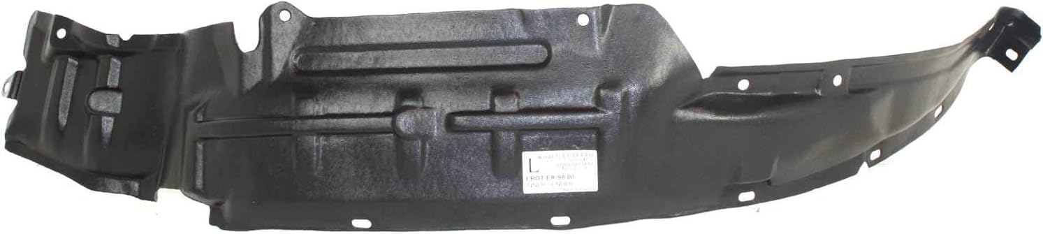 Front Fender Liner Left Driver Side Direct Replacement Compatible With 1998-2004 Nissan Frontier NI1248104 638439Z400