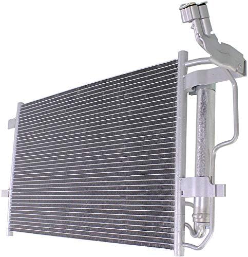 Front A/C Condenser Aluminum Core Direct Replacement Compatible With 2010-2013 Mazda 3 MA3030156 BBP261480C