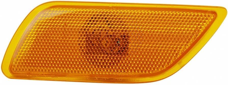 Front Marker Lamp Assembly Left Driver Side Direct Replacement Compatible With 2000-2005 Ford Focus FO2550134 2S4Z15A201AA