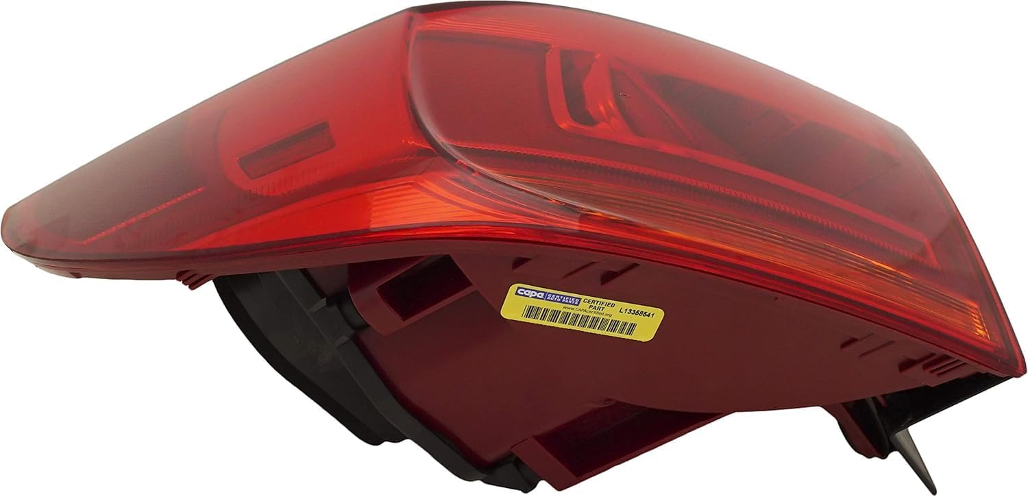 Tail Light Outer Assembly Left Driver Side Direct Replacement Compatible With Compatible With 2012-2017 Volkswagen Tiguan / 2017-2018 Limited VW2804110 5N0945095R