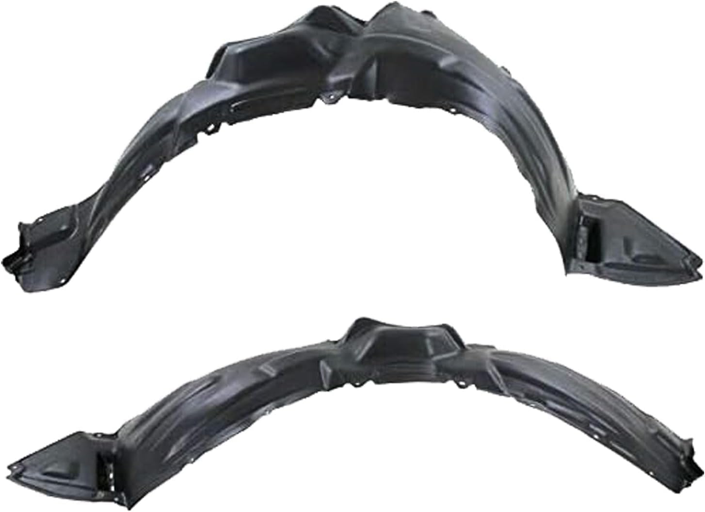 Set of 2 Front Fender Liner Left Driver & Right Passenger Side Direct Replacement Compatible with 2006-2010 Toyota Sienna TO1248152 TO1249152 53875AE020 53876AE020