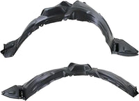 Set of 2 Front Fender Liner Left Driver & Right Passenger Side Direct Replacement Compatible with 2006-2010 Toyota Sienna TO1248152 TO1249152 53875AE020 53876AE020