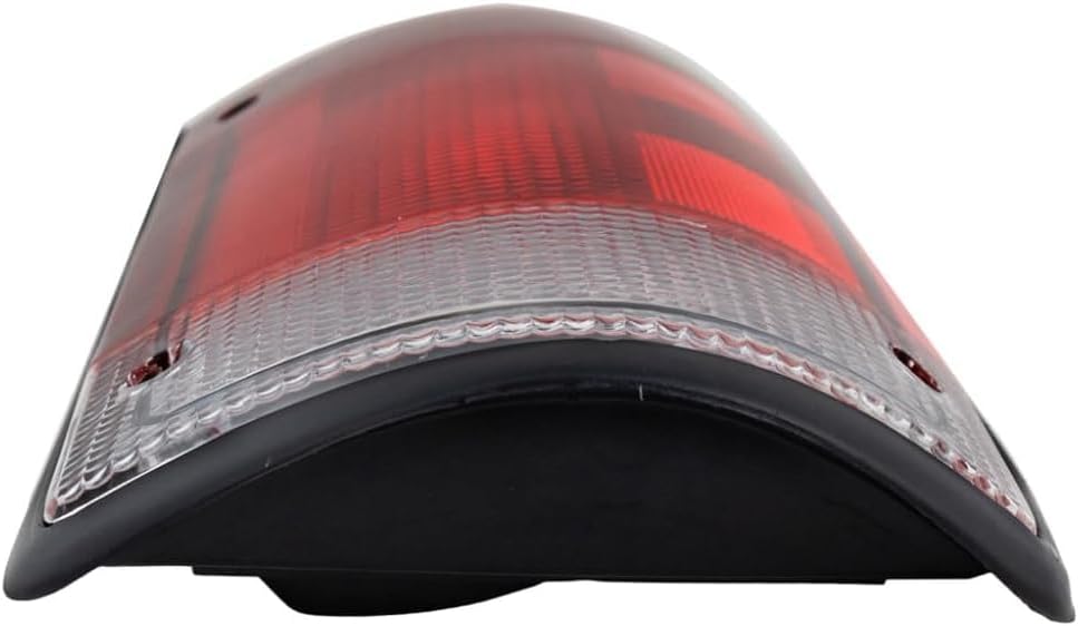 Tail Light Lens And Housing Right Passenger Side Direct Replacement Compatible With 1995-2014 Ford E-Series / 2000-2005 Excursion FO2801114 F5UZ13404A