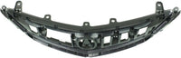 Front Grille Primed Shell & Insert + Upper And Surround Molding Chrome Direct Replacement Compatible With 2015-2017 Acura TLX AC1200124 AC1210118 AC1202106 75105TZ3A01 75125TZ3A01