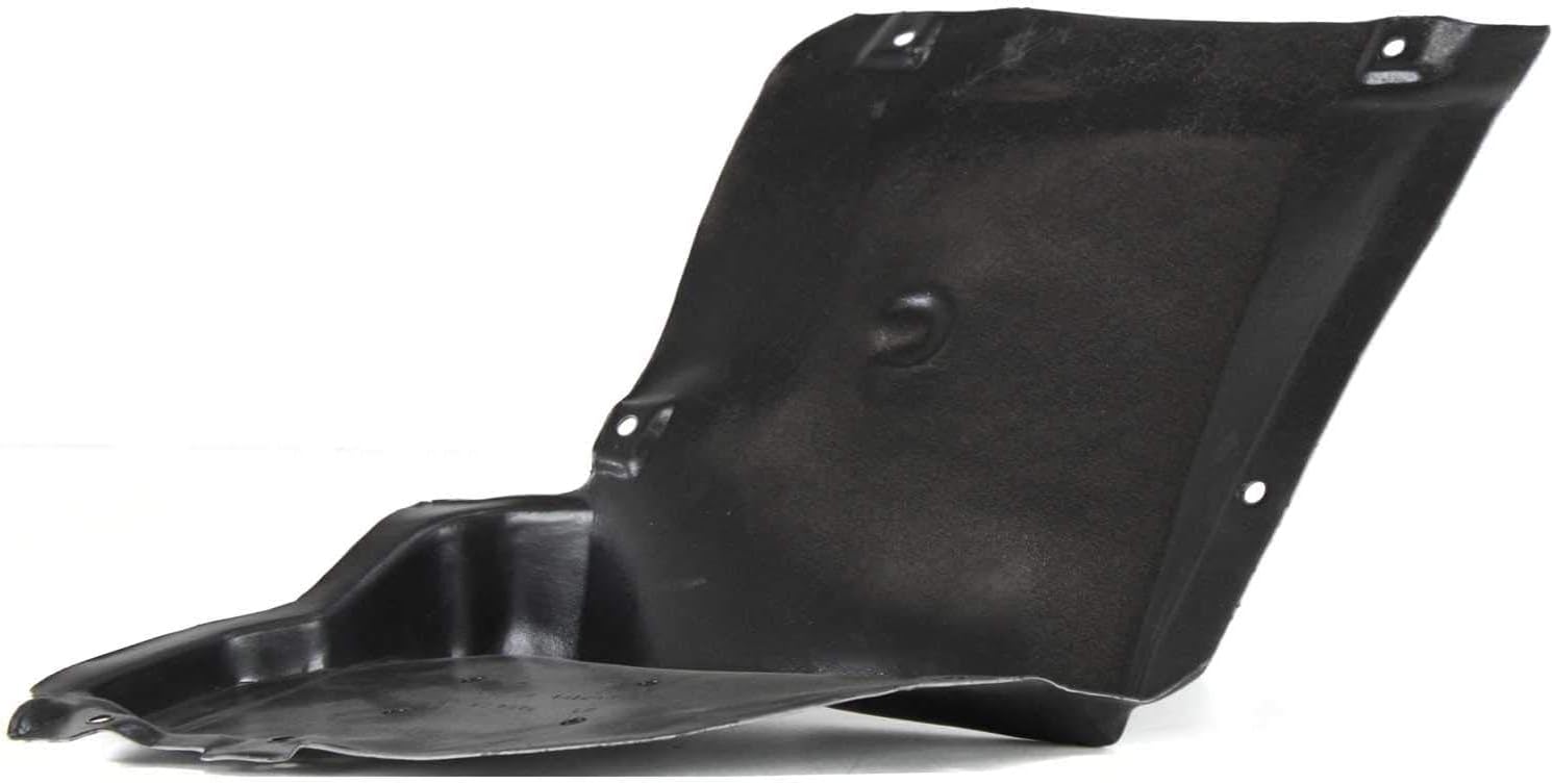 Front Lower Section Fender Liner Left Driver Side Direct Replacement Compatible With 2001-2007 Mercedes Benz C-Class MB1248183 2038810323 2038840722