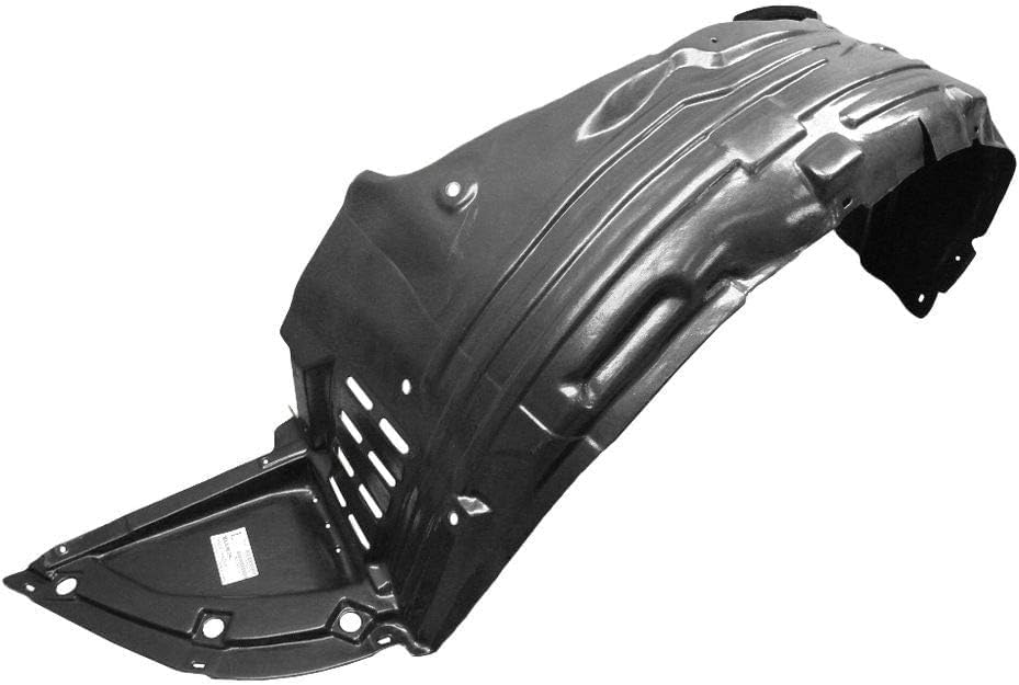 Front Fender Liner Left Driver Side Direct Replacement Compatible With 2009-2014 Nissan Maxima NI1248119 63843ZX70A