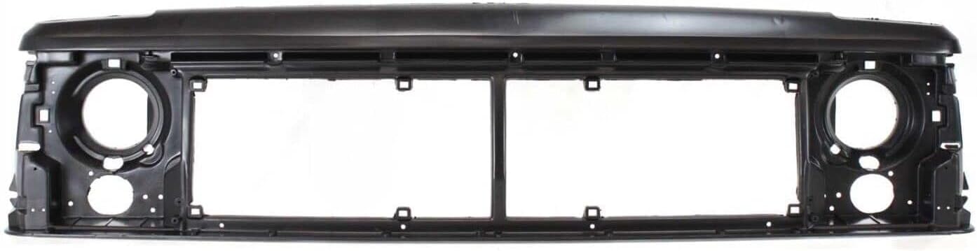 Front Grille Primed Shell And Insert + Header Panel + Headlights + Signal & Marker Lamps Right And Left Side Direct Replacement Compatible With Jeep Cherokee 1991-1996 CH1200176