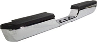 Rear Bumper Chrome With Step Pad Provision Without Mounting Bracket Direct Replacement Compatible With 1994-2001 Dodge Ram 1500/1994-2002 2500 3500 CH1102328 82401316