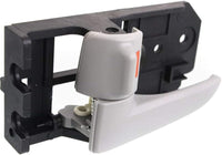 Front Inner Door Handle Light Gray Plastic Left Driver Side Direct Replacement Compatible with 2004-2009 Kia Spectra / Spectra5 KI1352118 826102F00087