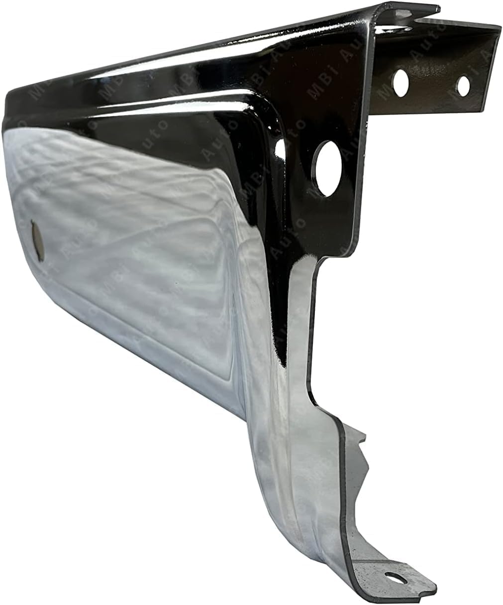 Rear Bumper Face Bar End Cap Chrome Steel Left Driver Side Direct Replacement Compatible With 2009-2014 Ford F-150 FO1102372 9L3Z17906B