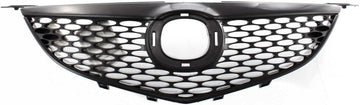 Front Grille Black Shell And Insert Direct Replacement Compatible With 2004-2006 Mazda 3 MA1200172 BN8W50710B33
