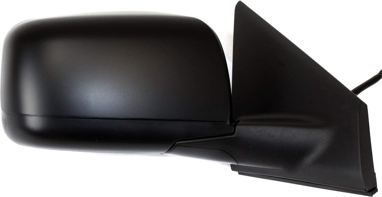 Set Of 2 Front Power Mirror Manual Folding Heated Primed Left Driver & Right Passenger Side Direct Replacement Compatible With 2008-2013 Nissan Rogue / 2014-2015 Select NI1321236