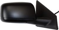 Set Of 2 Front Power Mirror Manual Folding Heated Primed Left Driver & Right Passenger Side Direct Replacement Compatible With 2008-2013 Nissan Rogue / 2014-2015 Select NI1321236