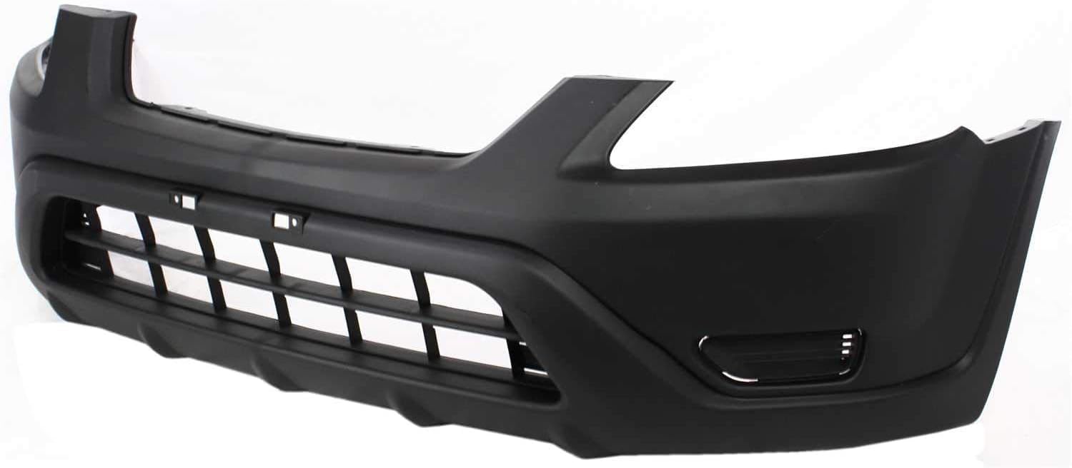 Front Bumper Cover Textured Without Fog Light Holes Direct Replacement Compatible With 2002-2004 Honda CR-V HO1000202 04711S9AA90