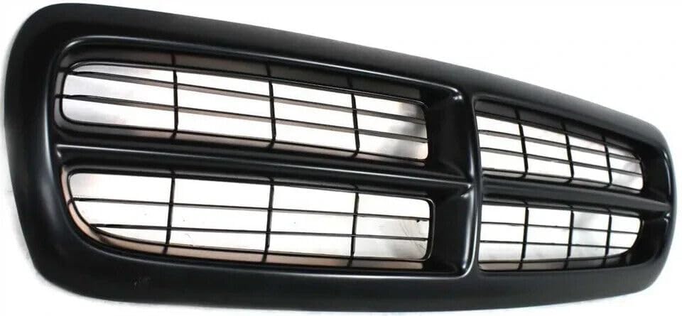 AUTOS PARTS PLUS Front Bumper Upper Grille Primed Shell & Insert Direct Replacement Compatible With 1997-2004 Dodge Dakota / 1998-2003 Durango CH1200200 05179422AA