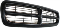 AUTOS PARTS PLUS Front Bumper Upper Grille Primed Shell & Insert Direct Replacement Compatible With 1997-2004 Dodge Dakota / 1998-2003 Durango CH1200200 05179422AA