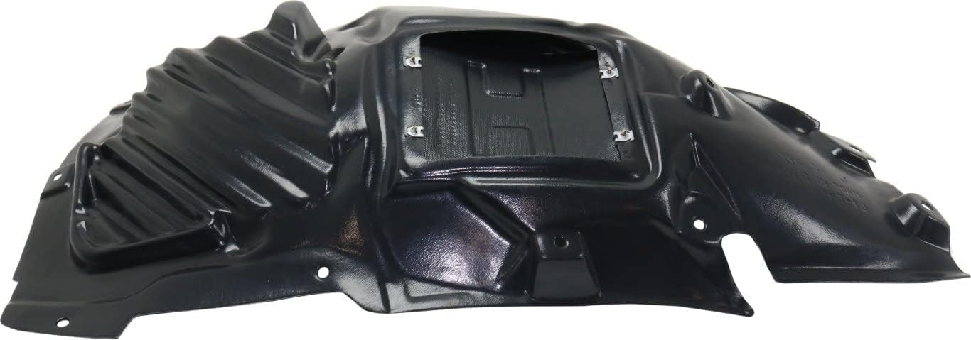 Front Fender Liner Middle Section Left Driver Side Direct Replacement Compatible With 2014-2019 BMW 3-Series GT BM1248154 51717288909