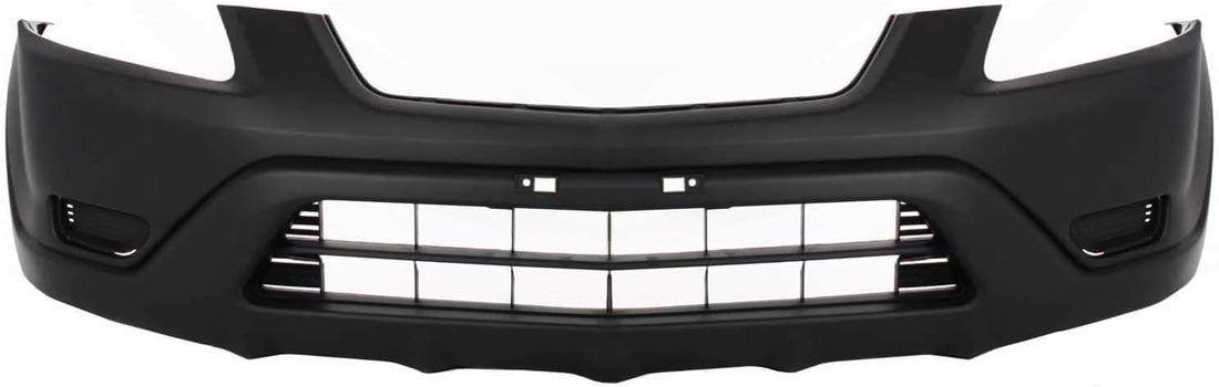 Front Bumper Cover Textured Without Fog Light Holes Direct Replacement Compatible With 2002-2004 Honda CR-V HO1000202 04711S9AA90