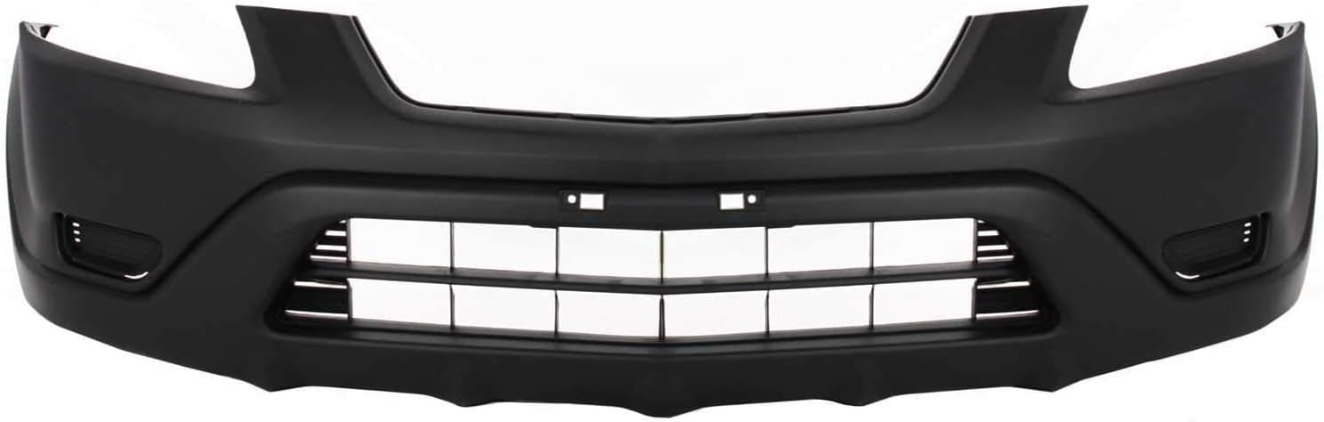 Front Bumper Cover Textured Without Fog Light Holes Direct Replacement Compatible With 2002-2004 Honda CR-V HO1000202 04711S9AA90