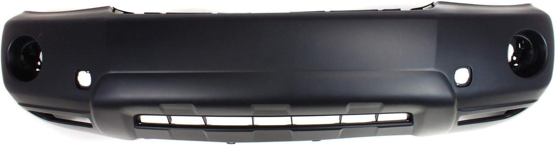 Front Bumper Cover With Fog Light Holes Primed Plastic Direct Replacement Compatible With 2004-2007 Toyota Highlander TO1000278 5211948917