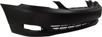 Front Bumper Cover Primed Without Spoiler Holes Direct Replacement Compatible With 2005-2008 Toyota Corolla TO1000297 521190Z938
