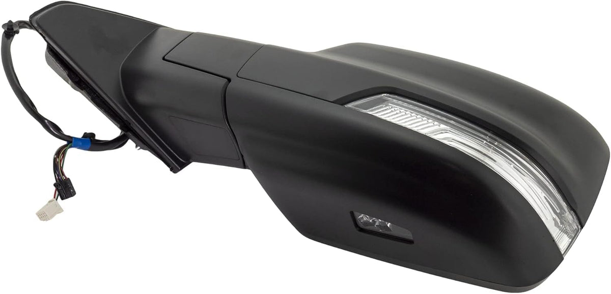 Front Mirror Power Folding Heated Textured Left Driver Side Direct Replacement Compatible With 2019-2022 Ram 1500 CH1320472 68462769AB