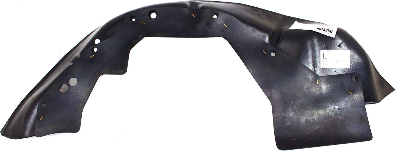 Front Inner Section Fender Liner Left Driver Side Direct Replacement Compatible With 2004-2008 Chevrolet Colorado GM1248164 15799570