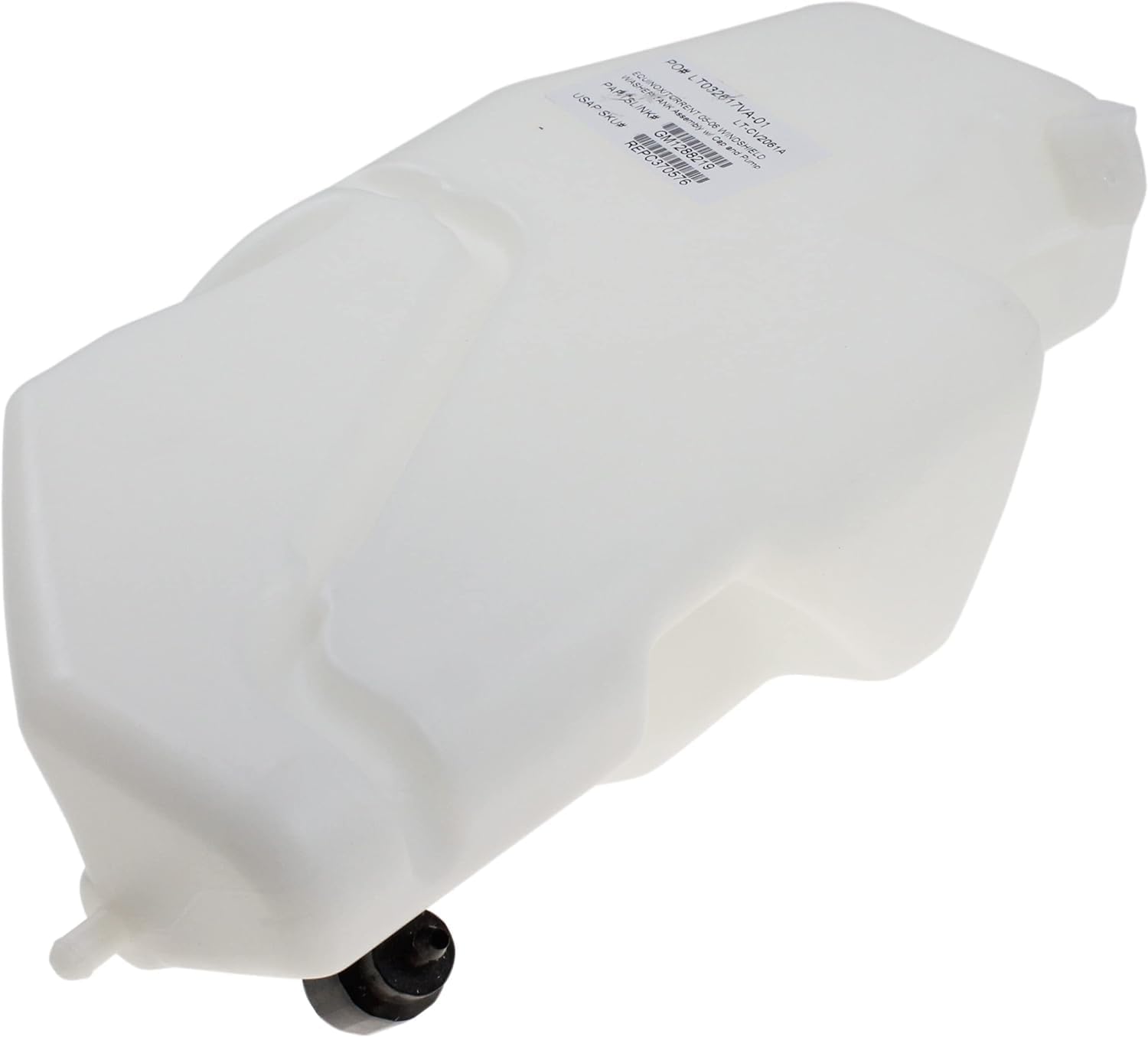 Washer Reservoir Windshield Assembly With Cap & Pump Direct Replacement Compatible With 2005-2006 Chevrolet Equinox GM1288219 15822676-PFM
