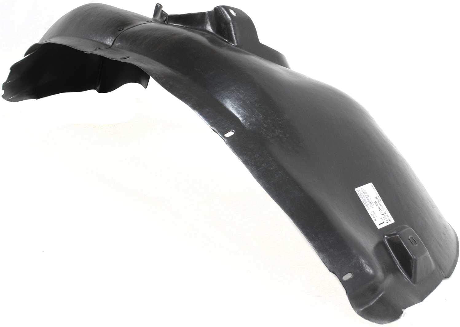 Front Fender Liner Left Driver Side Direct Replacement Compatible With 2006-2010 Volkswagen Beetle VW1248109 1C0809961G