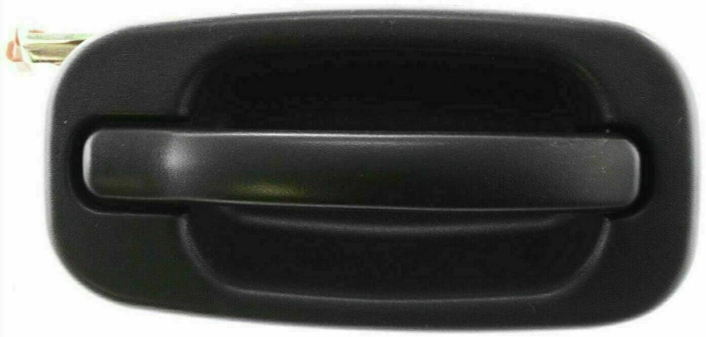 AUTOS PARTS PLUS Set of 4 Front & Rear Exterior Door Handle Textured Left and Right Side Direct Replacement Compatible with Chevrolet Silverado/GMC Sierra 1500 2500HD 3500 2001-2006 GM1310129