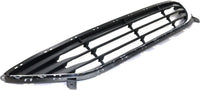 Front Bumper Grille Textured With Chrome Insert Plastic Direct Replacement Compatible With Hyundai Elantra 2011-2013 HY1036123 865603X000