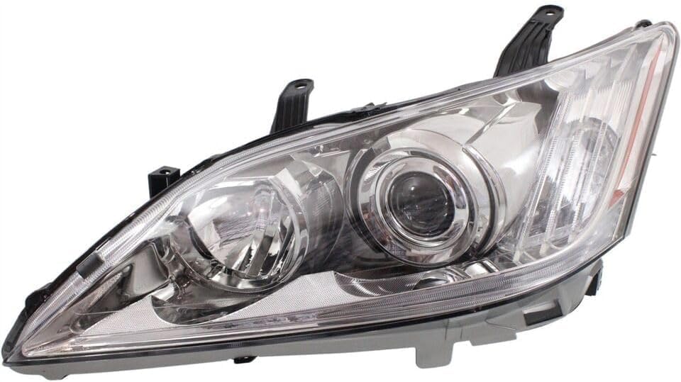 Set Of 2 Front Headlight Lens And Housing Right Passenger & Left Driver Side Direct Replacement Compatible With 2010-2011 Lexus ES350 LX2518116 LX2519116 8113033740 8117033740