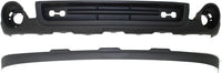 Front Lower Valance Air Deflector With Fog Light Holes + Extension Textured Direct Replacement Compatible With GMC Sierra 1500 2007-2013 GM1015100 GM1092211 15131299 15917769