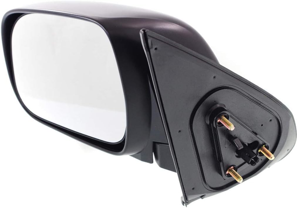 Front Mirror Manual Adjust Non-Heated Textured Left Driver Side Direct Replacement Compatible With 2005-2011 Toyota Tacoma TO1320204 8794004170