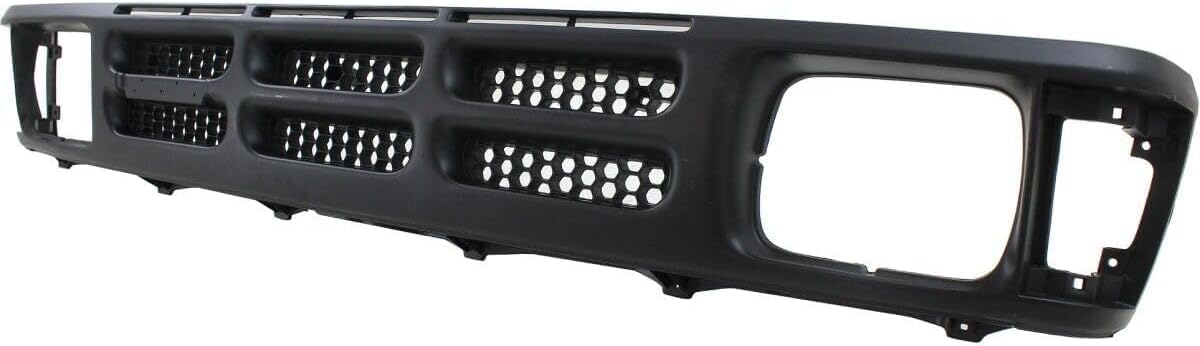 Front Grille Primed Shell And Insert Plastic Direct Replacement Compatible With 1990-1993 Mazda Pickup MA1200127 UE5750710