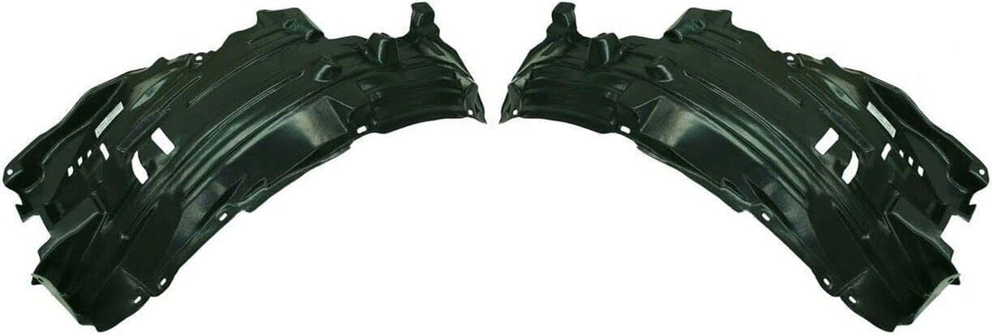 Set Of 2 Front Fender Liner Rear Section Left Driver & Right Passenger Side Direct Replacement Compatible With 2003-2007 Infiniti G35 IN1251105 IN1250105 63842AM800 63843AM800