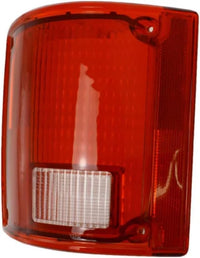 Set Of 2 Tail Light Lens With Chrome Trim Right Passenger & Left Driver Side Direct Replacement Compatible With 1973-1986 Chevrolet/GMC C/K-Series GM2801122 GM2800122 5968330